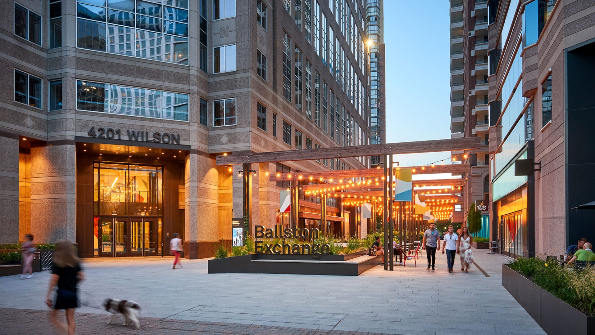 Ballston Exchange Entrance