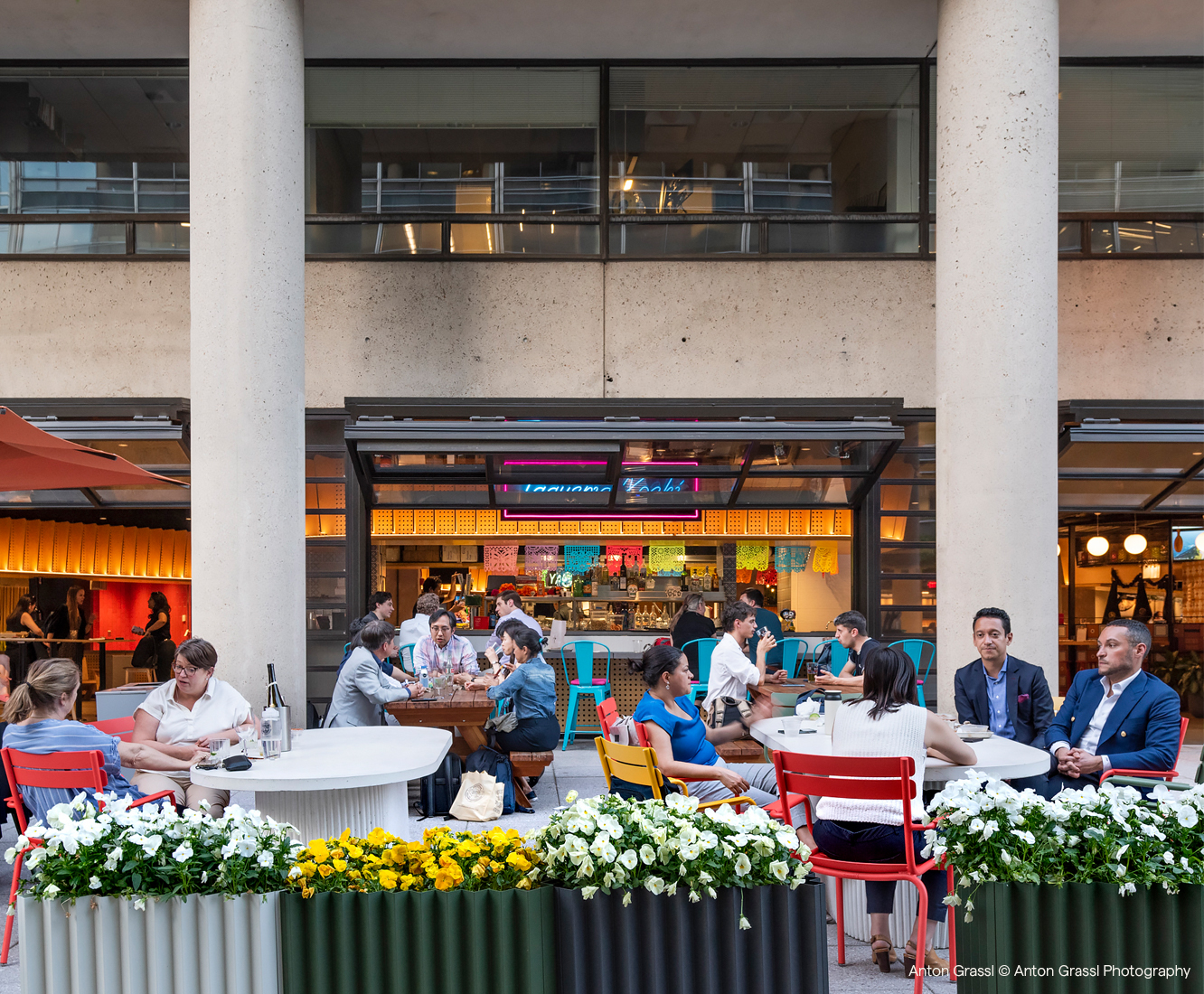 The Square Food Hall Outdoor Dining