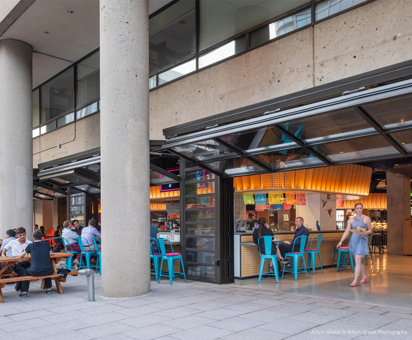 The Square Food Hall Outdoor Dining