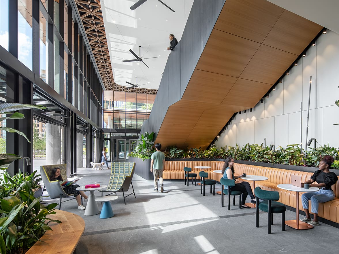 Eco Lobby in Amazon HQ2