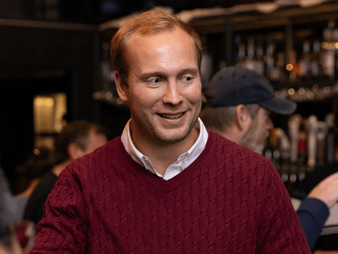 Beck Tuvesson at GHT Holiday Party