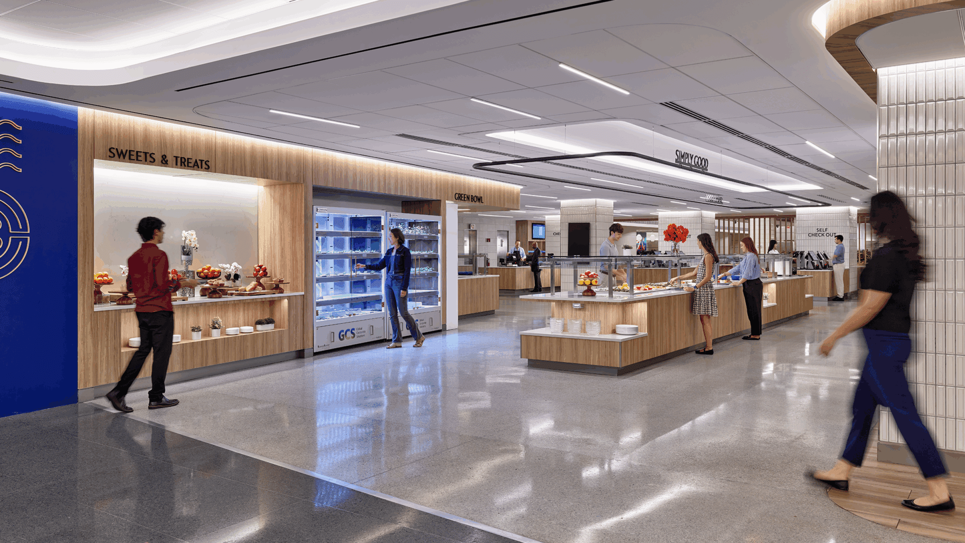 World Bank Cafeteria serving employees and visitors